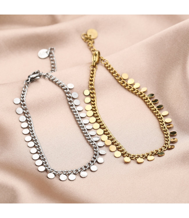 Silver Confetti Bracelet