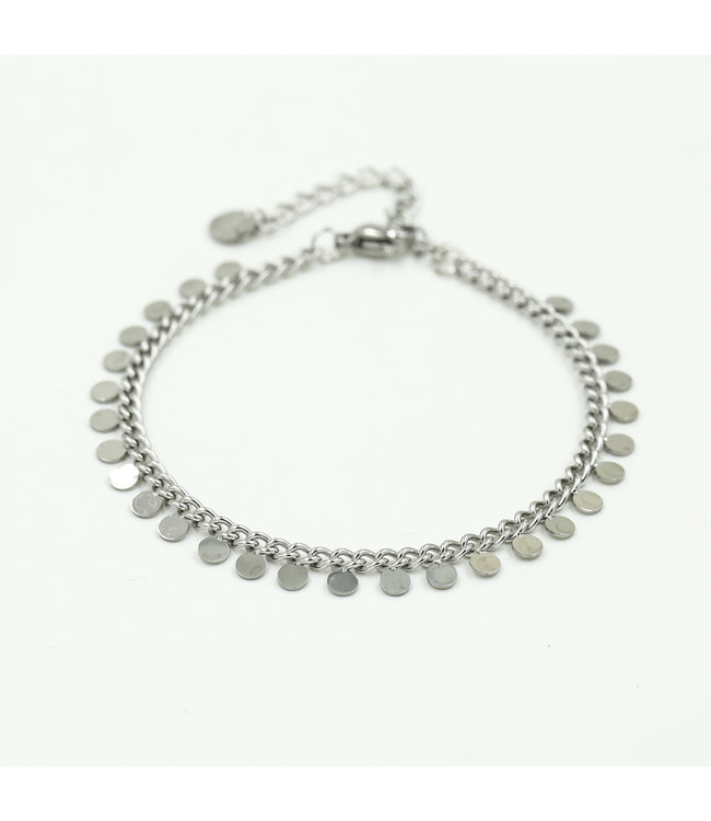 Silver Confetti Bracelet