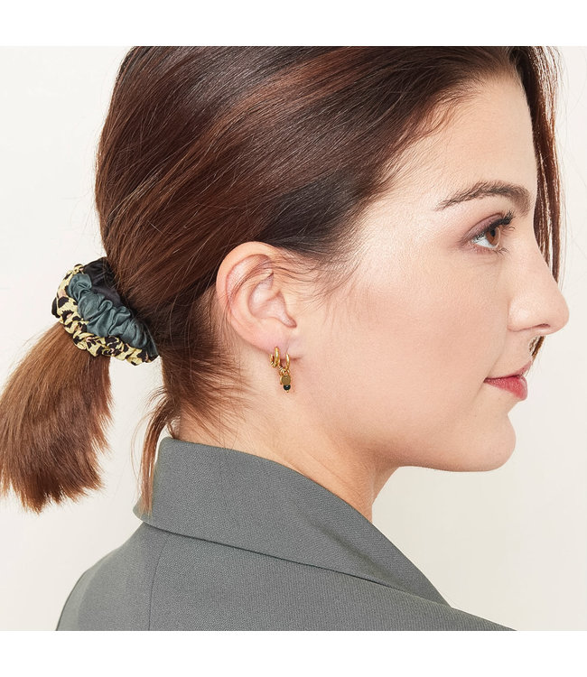 Cute Coins Earrings / Black