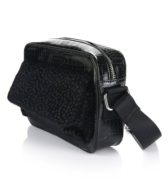 Tess Croco Bag / Black