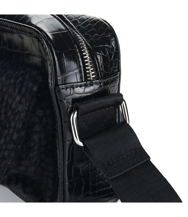 Tess Croco Bag / Black