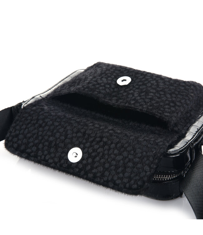 Tess Croco Bag / Black