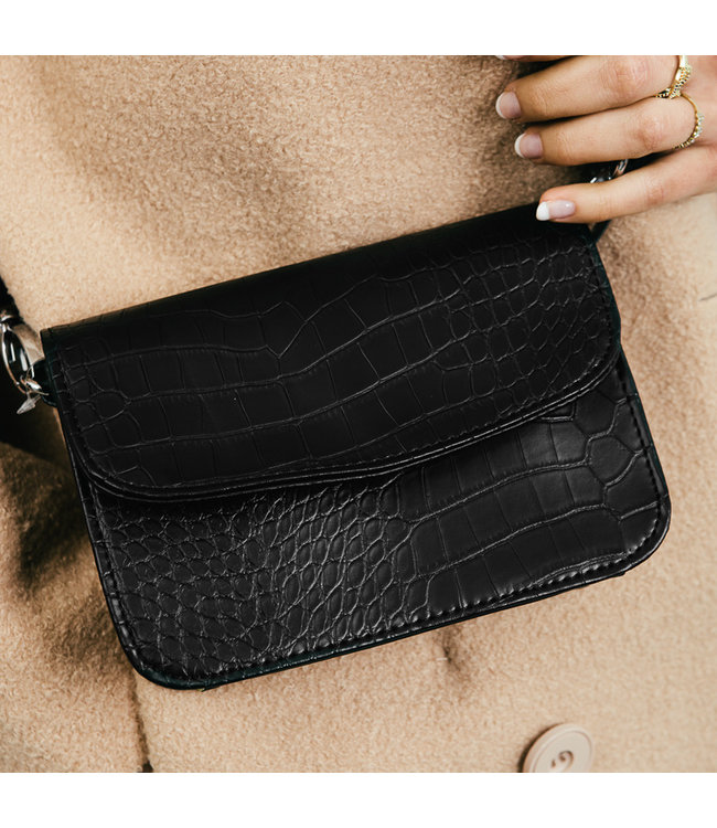 Joy Snake Bag / Black