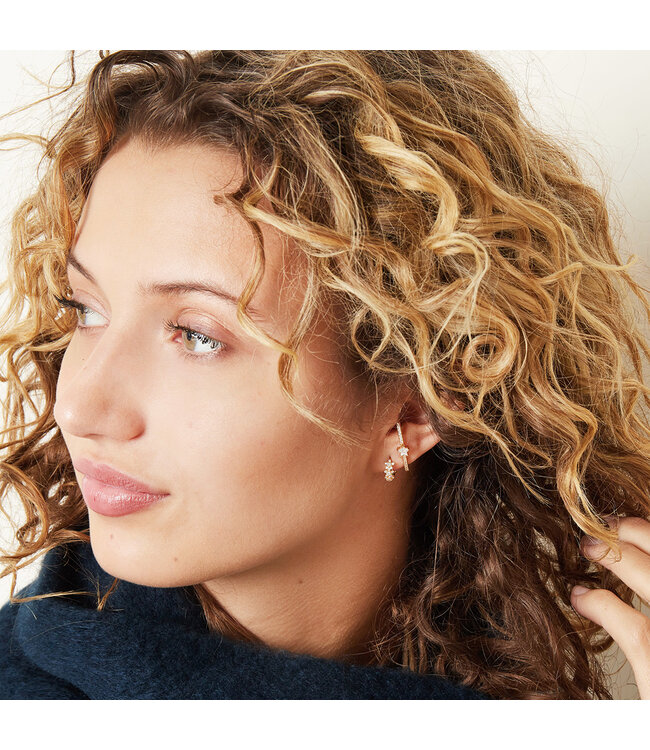 Monarch Hoop Earrings / Gold