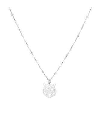 Silver Tiger Necklace