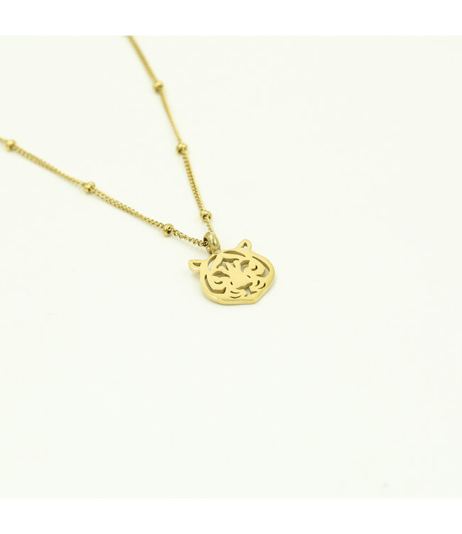 Gold Tiger Necklace