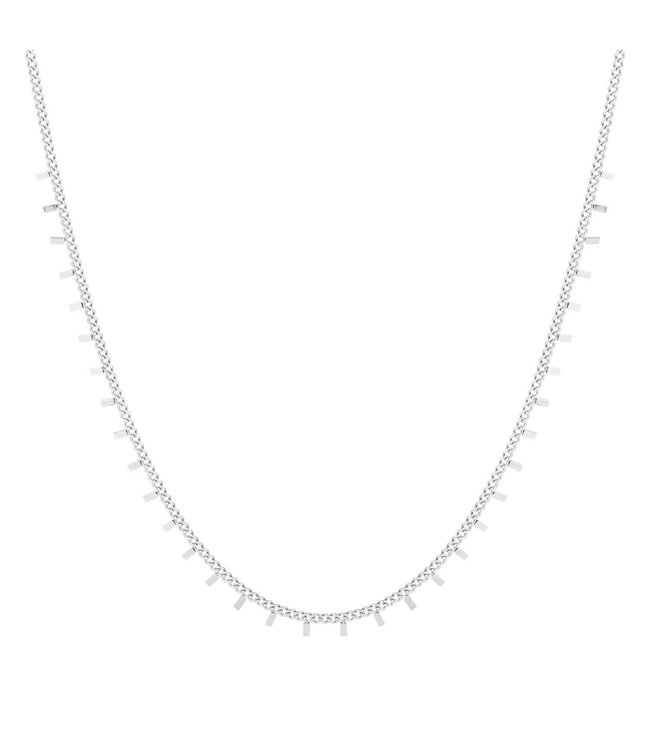 Silver Tiny Sticks Necklace