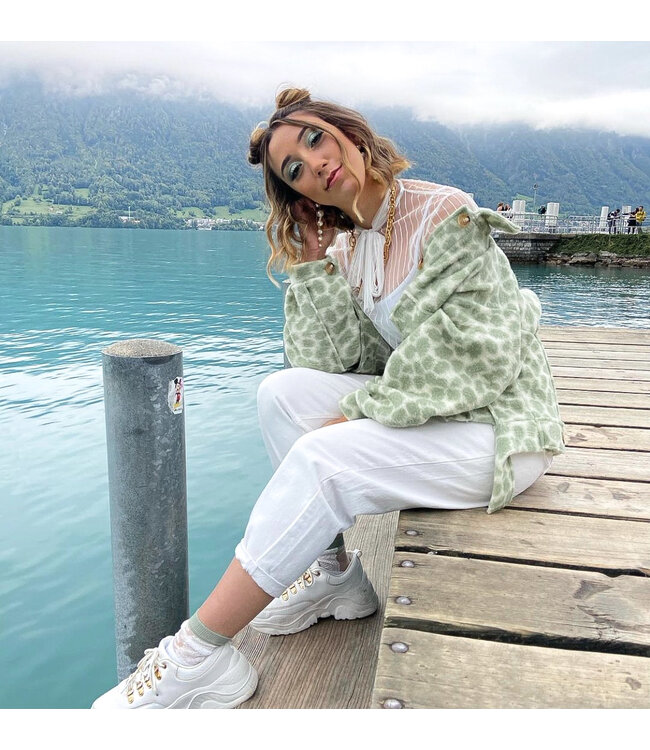 Bambi Animal Print Jacket