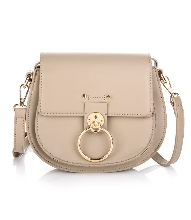 Bella Buckle Bag / Beige