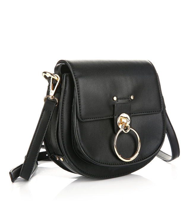 Bella Buckle Bag / Black