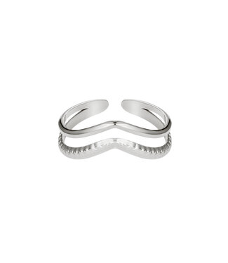 Double Wave Ring