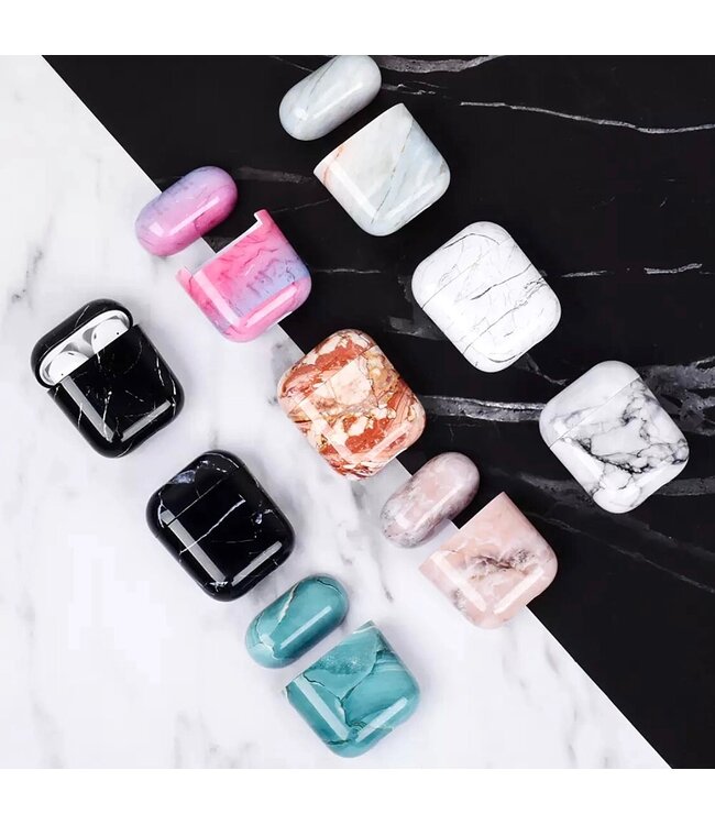 Marble Pink Airpods Case
