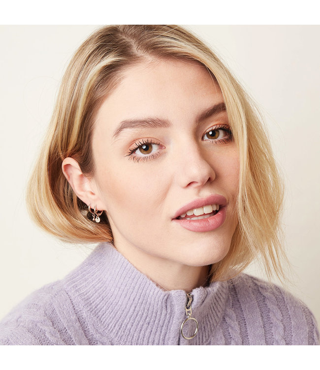 Plain Coin Earrings