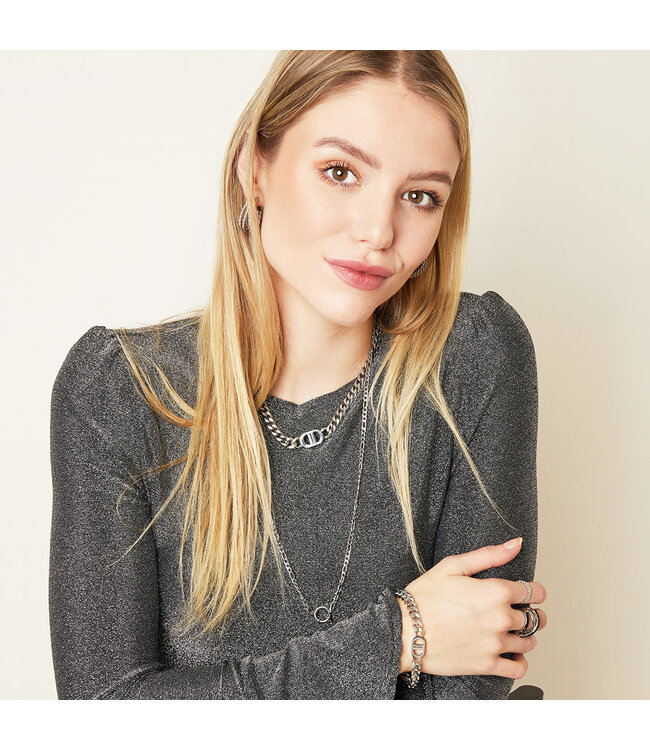 Silver The Good Life Necklace