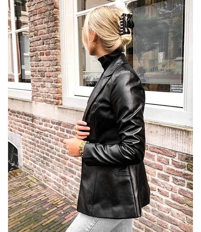 Leather Blazer