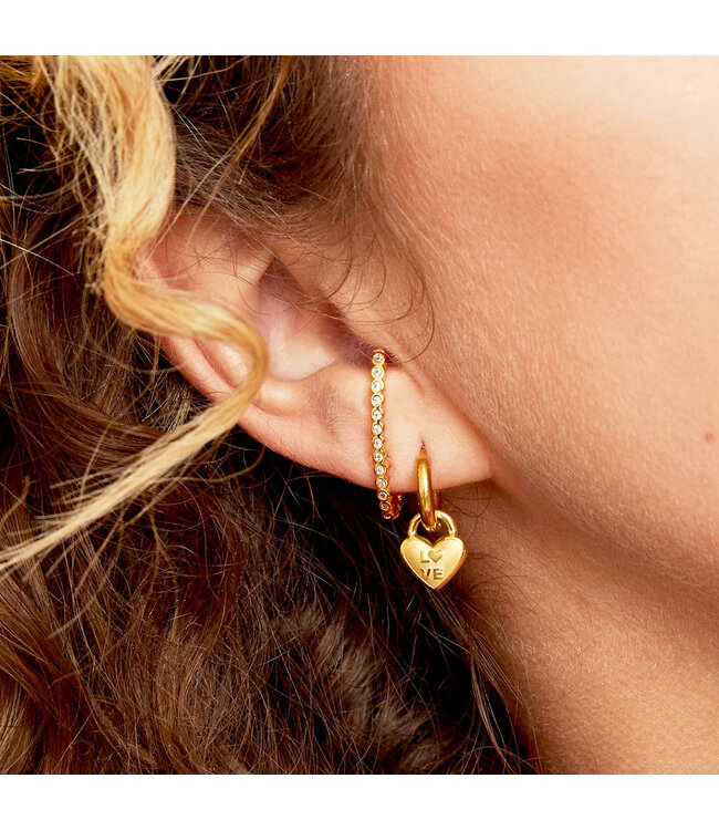 Locked in Love Earrings