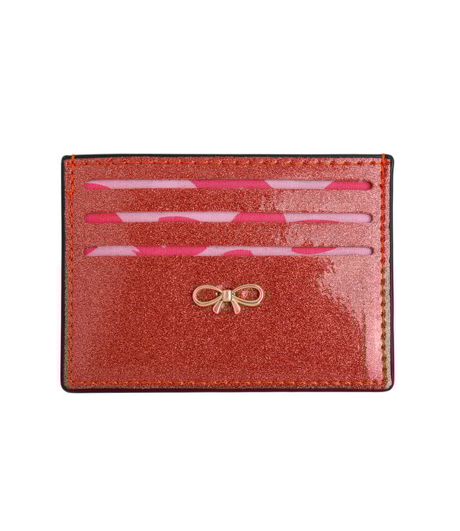 Shey Glitter Cardholder / Red