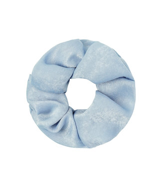Satin Feel Scrunchie / Light Blue
