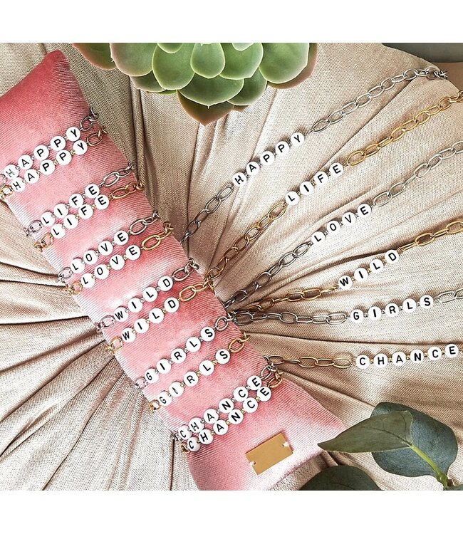 Beads Happy Bracelet