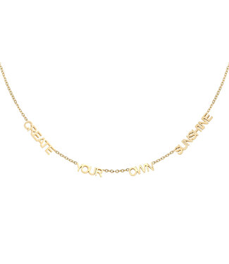 Create Your Own Sunshine Necklace