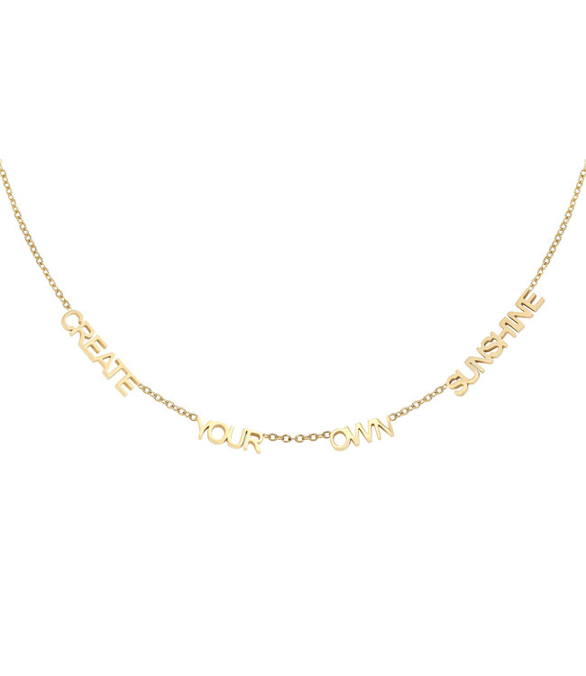 Create Your Own Sunshine Necklace