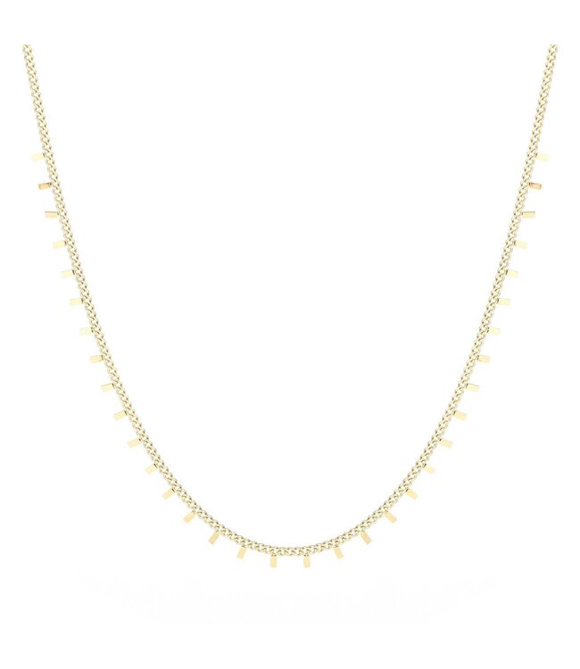 Gold Tiny Sticks Necklace