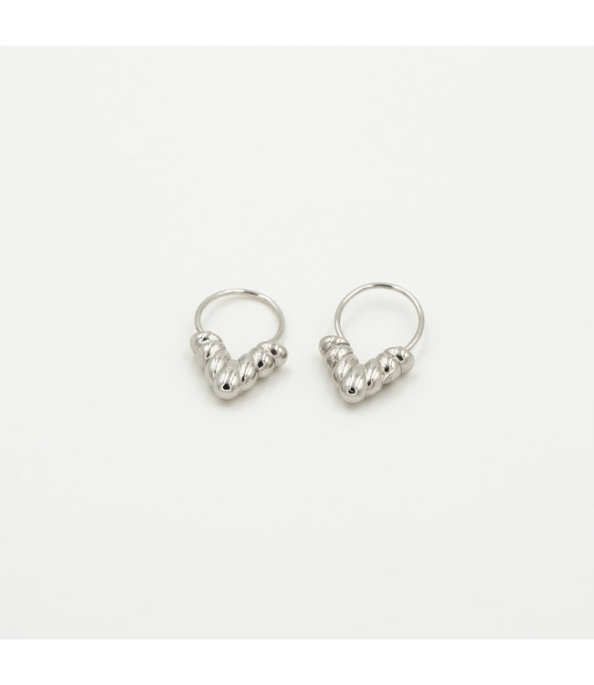 Pattern V Earrings