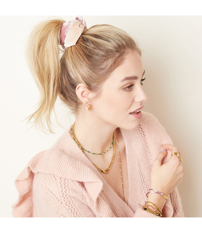 Velvet Scrunchie / Pink