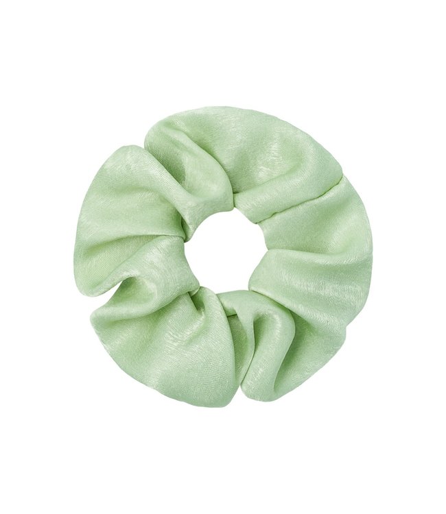 Satin Feel Scrunchie / Green