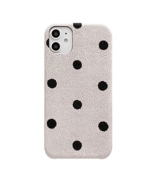 Dots Rib Phone Case / Beige