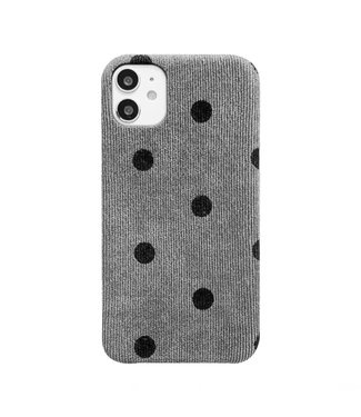Dots Rib Phone Case / Grey