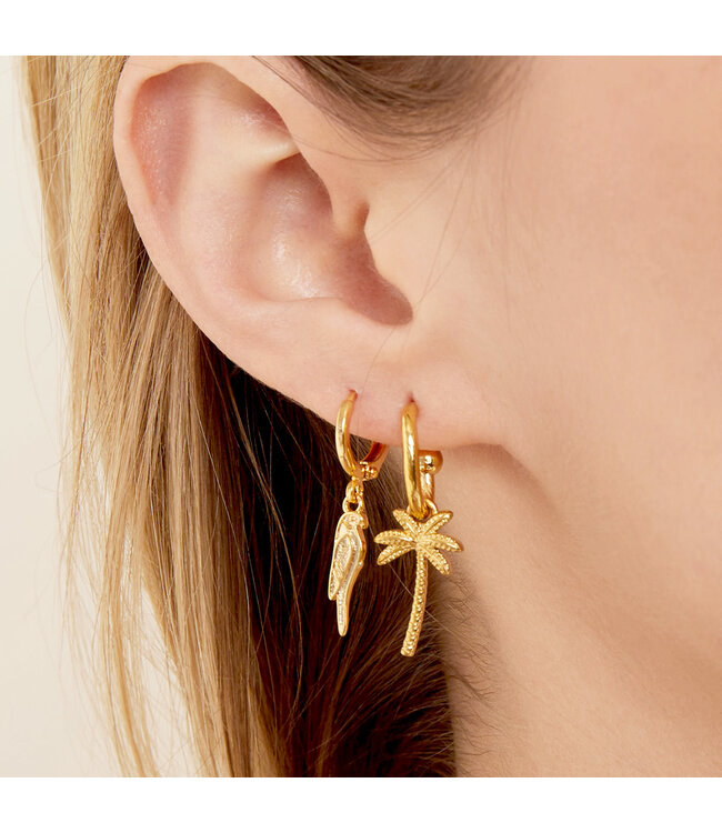 Beachy Palm Earrings