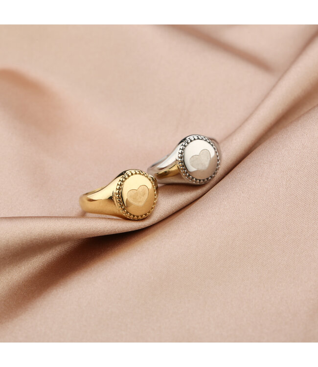 Heart Signet Ring
