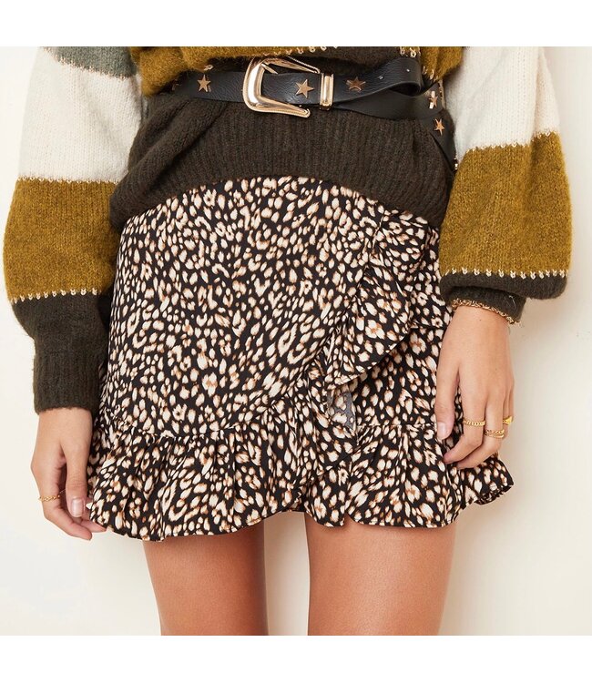 Spotted Skirt / Black