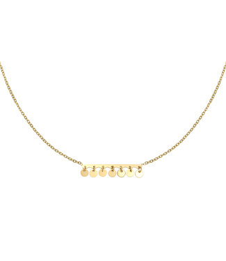 Confetti  Coins Necklace