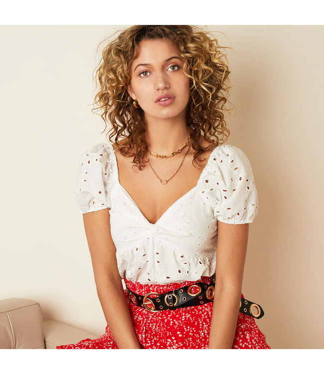 Eyelets Belt / Black