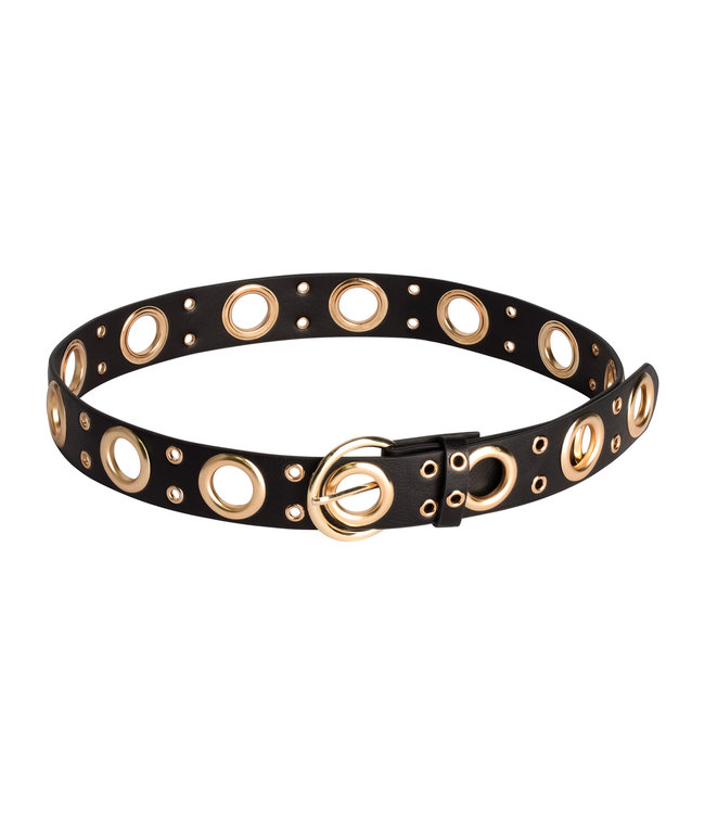 Eyelets Belt / Black