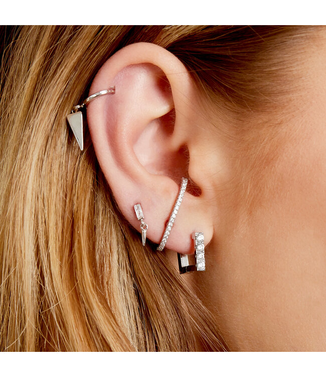 Diamond Square Earrings