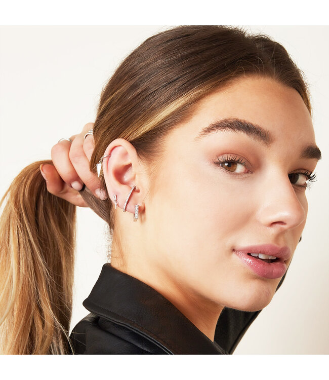 Diamond Square Earrings