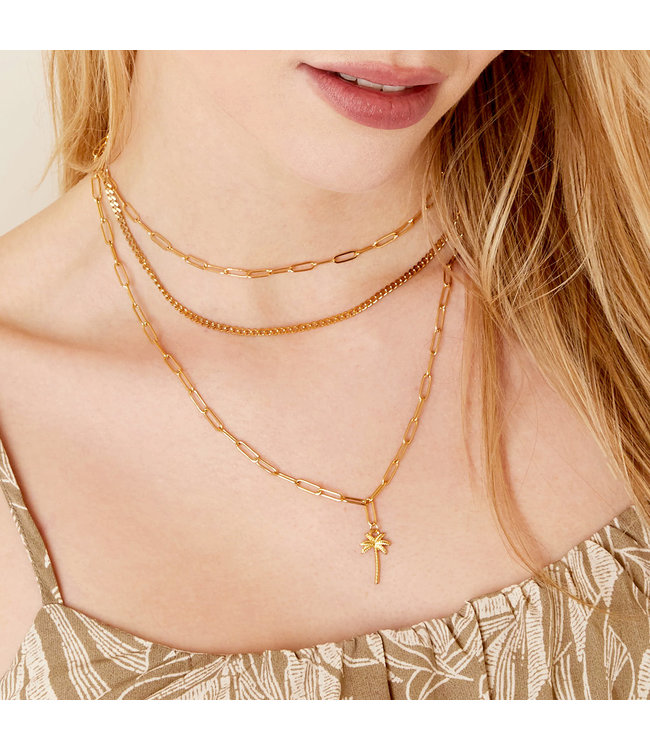 Beachy Palm Necklace
