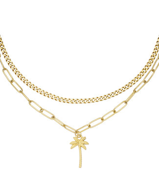 Beachy Palm Necklace