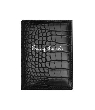 Enjoy the Ride Passport Cover / Black