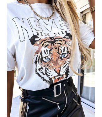 Tiger Tee / White