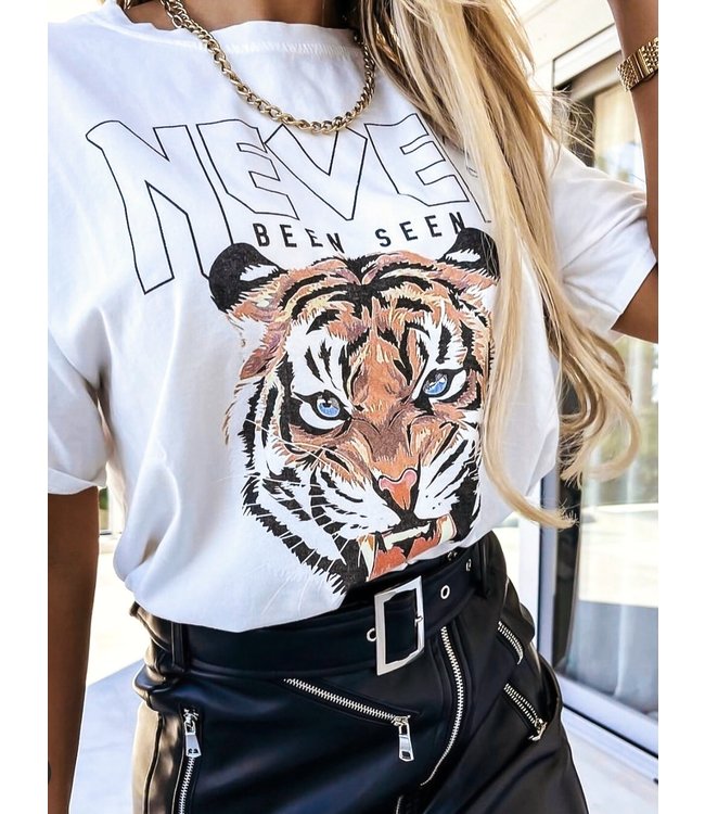 Tiger Tee / White