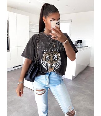 Tiger Tee / Washed Grey