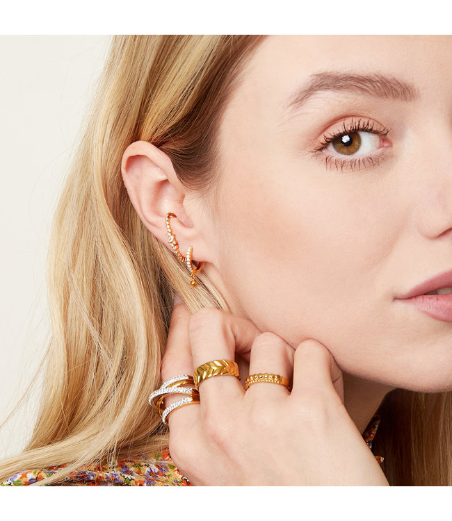 Diamond Dot Earrings