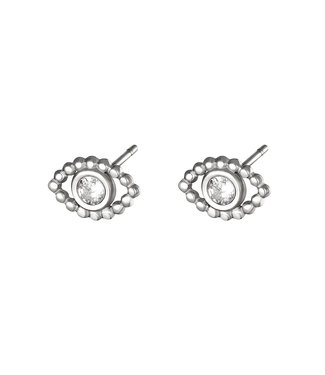 Shiny Eye Stud Earrings