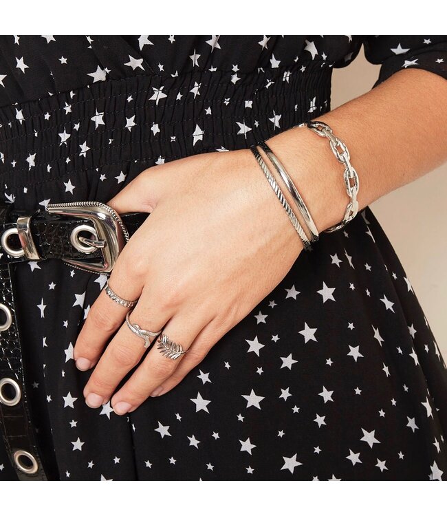 Bangle Oval Chain Bracelet