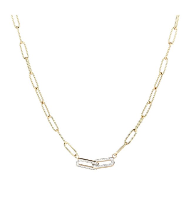 Shiny Chain Necklace / Silver