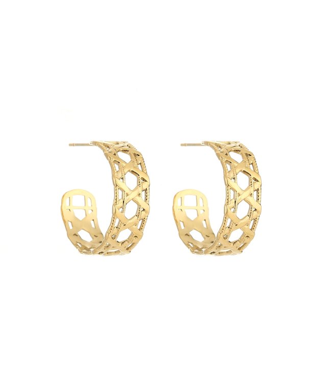 Florance Hoops Earrings